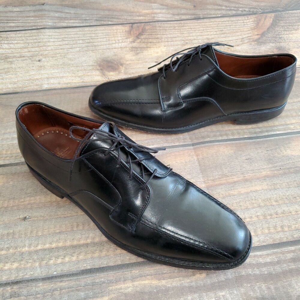 Allen Edmonds Sagamore Black Bicycle Toe Dress Shoes Oxfords‎ 12C narrow width